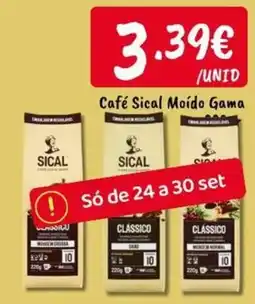 Ponto Fresco Café Sical Moído Gama promoção