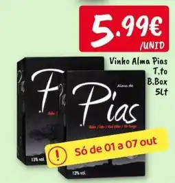 Ponto Fresco Vinho alma pias promoção