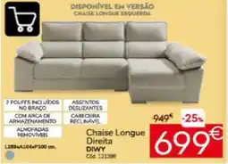 Conforama Chaise Longue Direita DIWY promoção