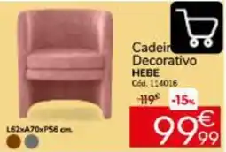 Conforama cadeira decorativo hebe promoção