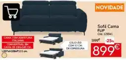 Conforama Sofá Cama Flip promoção