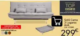 Conforama Sofá cama alia promoção