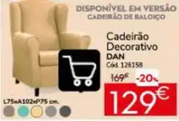 Conforama Cadeirão decorativo dan promoção