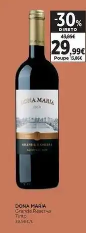 Supercor Dona maria - granola reserva promoção
