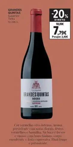 Supercor Duas quintas - tinto promoção