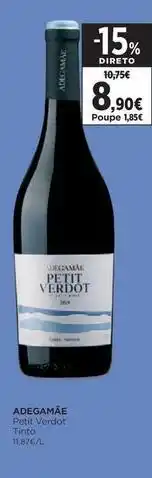 Supercor Adegamae petit verdot promoção
