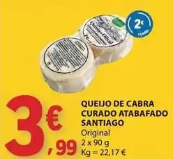 E.Leclerc Santiago - queijo de cabra curado atabafado promoção