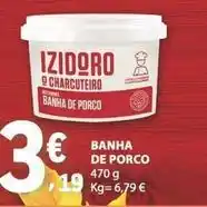 E.Leclerc Izidoro - banha de porco promoção