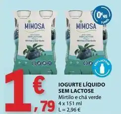 E.Leclerc Mimosa - iogurte liquido sem lactose promoção