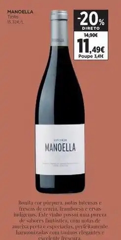 Supercor Manoella promoção