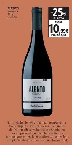 Supercor Reserva tinto promoção