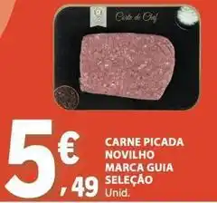 E.Leclerc Seleção du chef - carne picada novilho marca guia seleção promoção