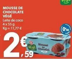 E.Leclerc Mousse de chocolate promoção
