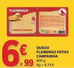 E.Leclerc Queijo flamengo fatias promoção