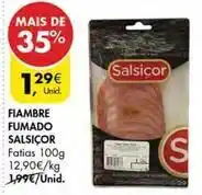 Pingo Doce Fiambre fumado promoção