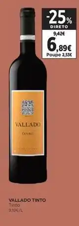 Supercor Vallado - tinto promoção