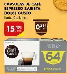 Pingo Doce Nescafé - cápsulas de café espresso barista promoção
