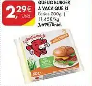 Pingo Doce A+ - queijo burger a vaca que ri promoção