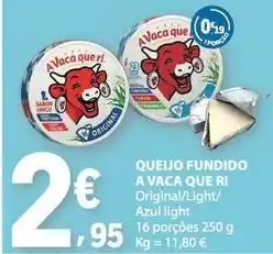 E.Leclerc A vaca que ri - queijo fundido promoção