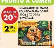Pingo Doce Dia - quadrados de massa folhada pasta do promoção