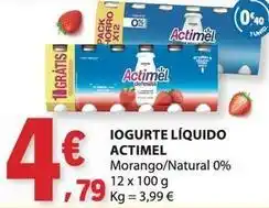 E.Leclerc Danone - iogurte liquido actimel promoção