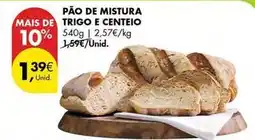 Pingo Doce Pão de mistura mais de trigo e centeio promoção