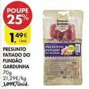 Pingo Doce Presunto fatiado do fundao promoção
