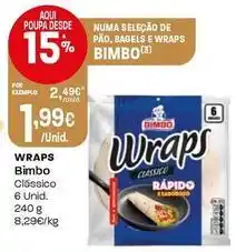 Intermarché Bimbo - wraps promoção