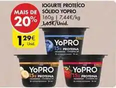 Pingo Doce Yopro - iogurte proteico sólido promoção