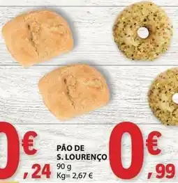 E.Leclerc Pão de s. lourenço promoção