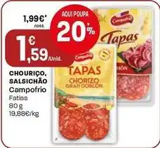 Intermarché Campofrio - chourico, salsichao promoção