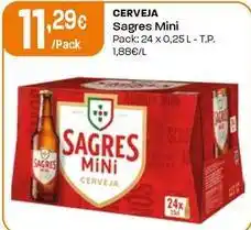 Intermarché Sagres mini - cerveja promoção