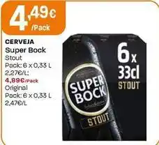 Intermarché Super bock - cerveja promoção