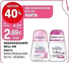 Intermarché Narta - desodorizante roll-on promoção