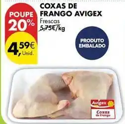 Pingo Doce Coxas de frango promoção