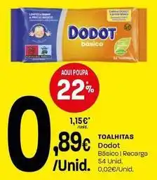 Intermarché Dodot - toalhitas promoção