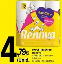 Intermarché Renova - papel higiênico promoção