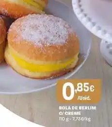 Intermarché Bola de berlim c/creme promoção