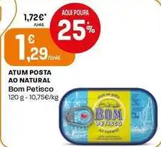 Intermarché Bom petisco - atum posta ao natural promoção