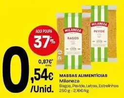 Intermarché Milaneza - massas alimenticias promoção