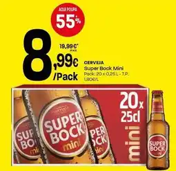 Intermarché Super bock - cerveja mini promoção