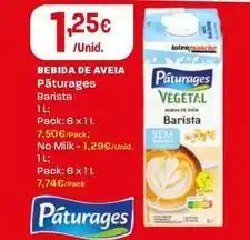 Intermarché Páturages - bebida de aveia promoção