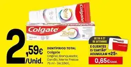 Intermarché Colgate - dentífrico total promoção