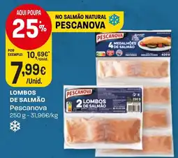 Intermarché lombos de salmão pescanova promoção