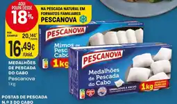 Intermarché medalhões de pescada do cabo pescanova promoção