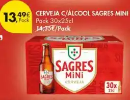 Pingo Doce Cerveja c/alcool sagres mini promoção