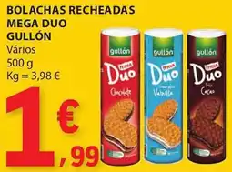 E.Leclerc Bolachas recheadas mega duo gullón promoção