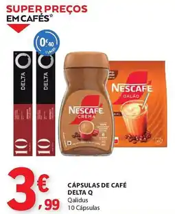 E.Leclerc Cápsulas de café delta q promoção
