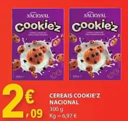 E.Leclerc Cereais cookie'z nacional promoção