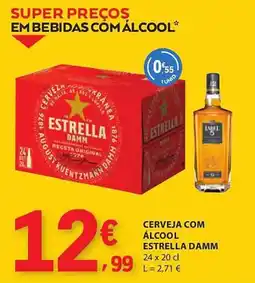 E.Leclerc Cerveja com álcool estrella damm promoção